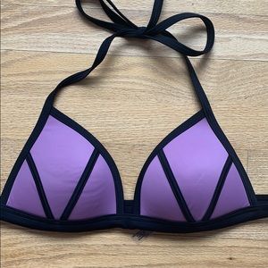 PINK Triangle Swimsuit Top
